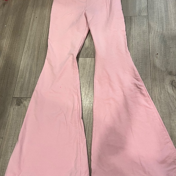 fold over flared leggings - Picture 2 of 5